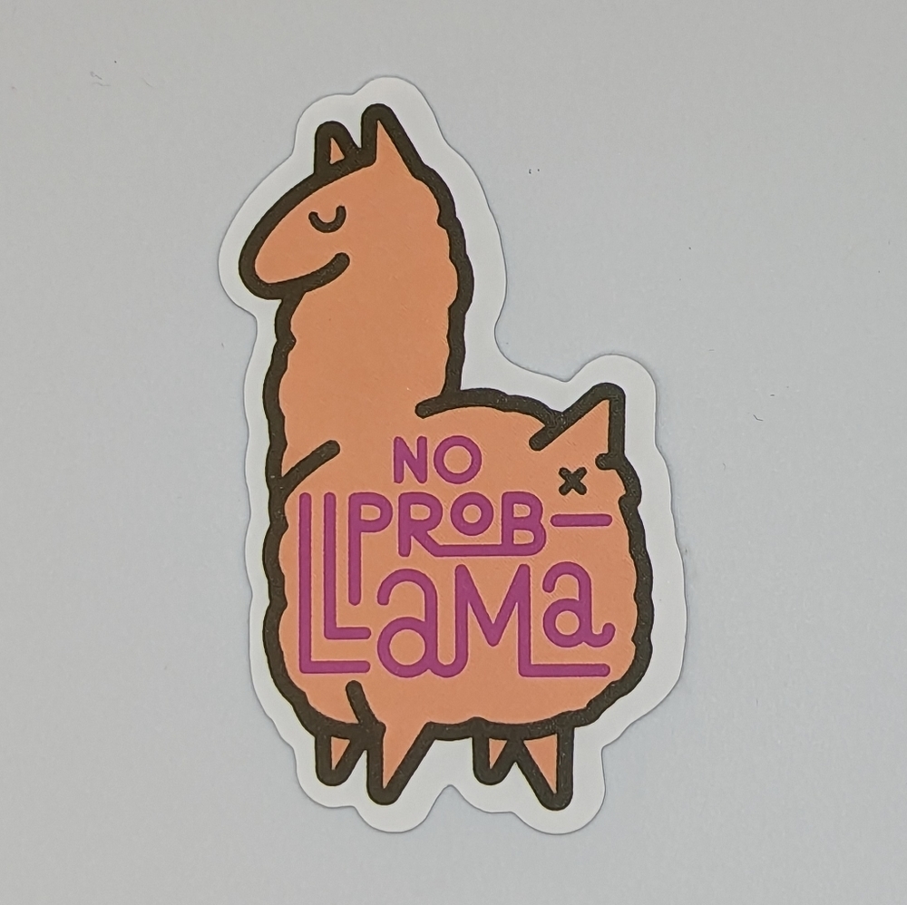 No Prob Llama Sticker